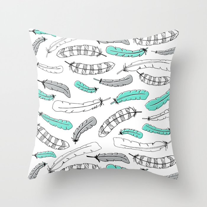 pillows stuffed with feathers