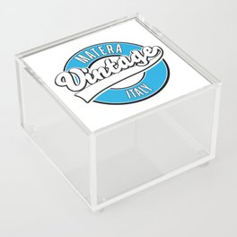 Matera italy vintage style logo. Acrylic Box