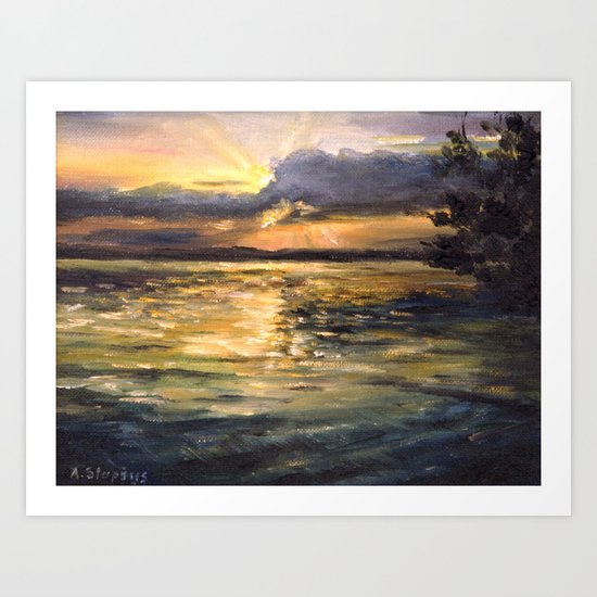 LAKE Art Print