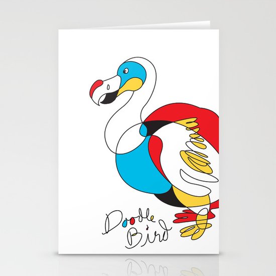 Doodle Bird Stationery Cards