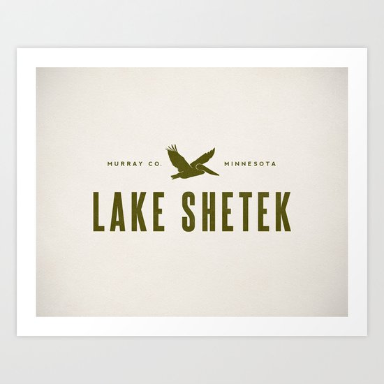 Lake Shetek Art Print