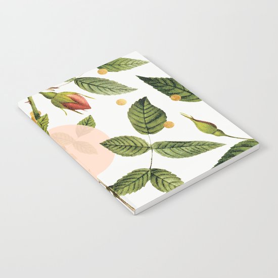 Leaves + Dots Notebook