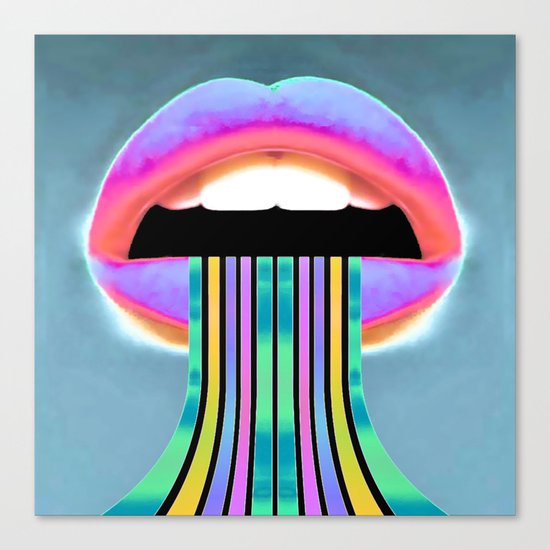 taste the rainbow Canvas Print