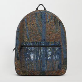 Gustav Klimt - Beech Grove Backpack | Magic, Beech, Golden, Beautiful, Beauty, Landscape, Fashion, Klimt, Gift, Rustic 