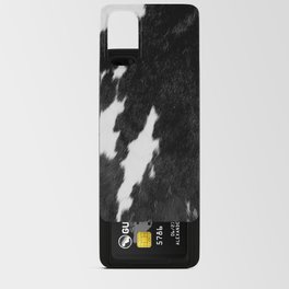 Black and White Faux Animal Fur (xii 2021) Android Card Case