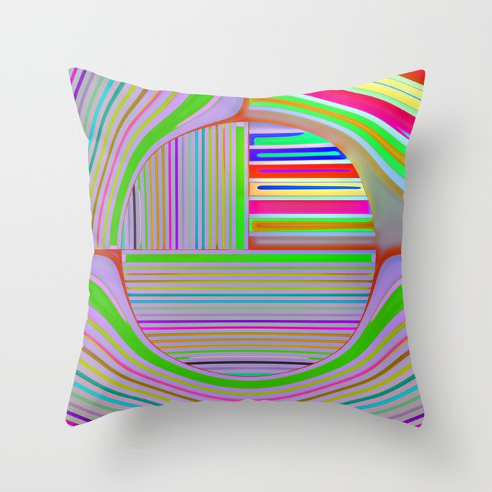 In the colorful focus 2 Throw Pillow