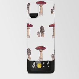 Mushroom Medley #2 - Red and Brown Android Card Case