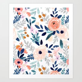 Jolene Floral Art Print