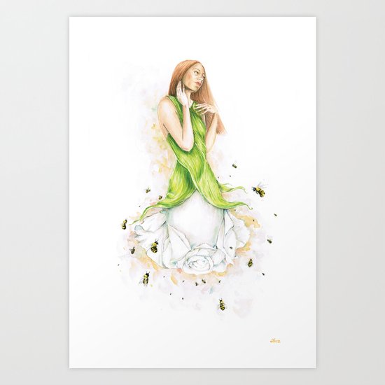Petite fleur / Little Flower Art Print