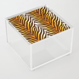 Tiger Fur Pattern Acrylic Box