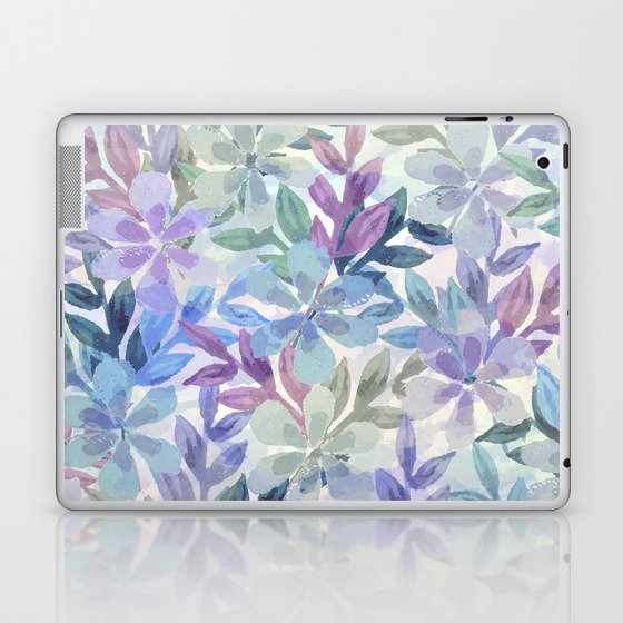 watercolor Botanical garden Laptop & iPad Skin