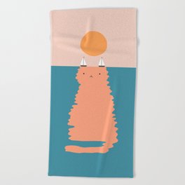 Cat Landscape 170 Beach Towel
