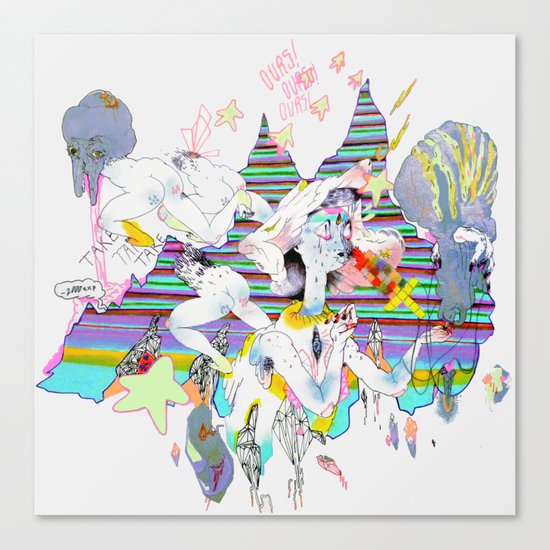 OURS OURS OURS Canvas Print