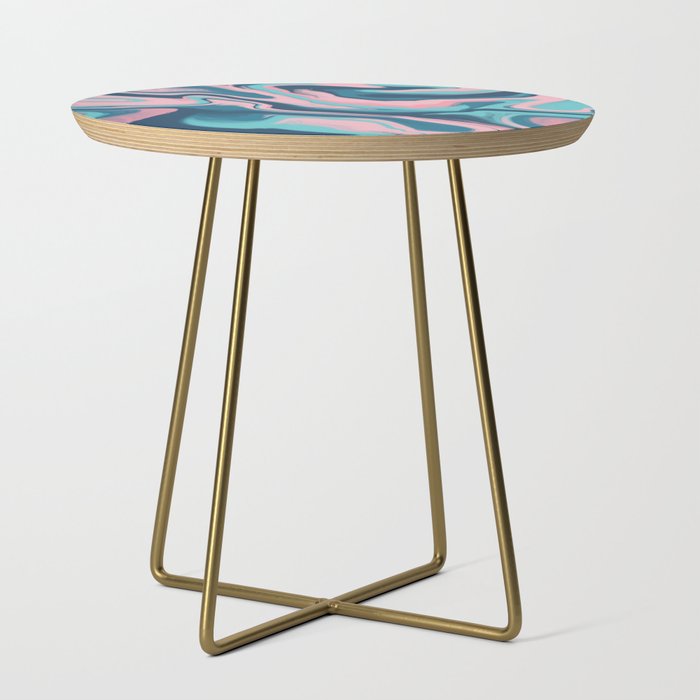 Pink Sky Marble Side Table