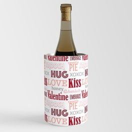 Valentine's Day Words Wine Chiller