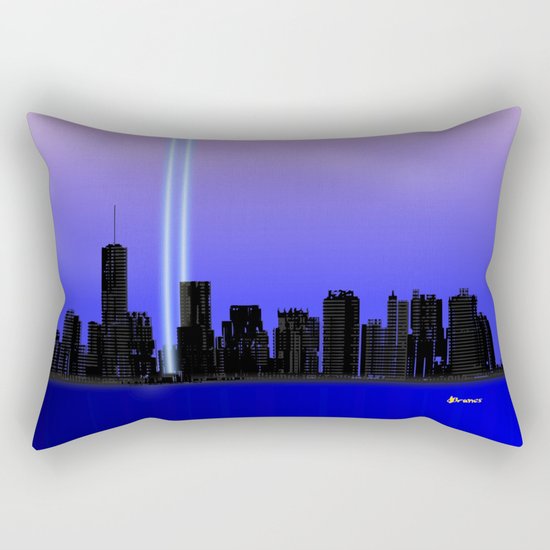 New York New York - Remembering Rectangular Pillow