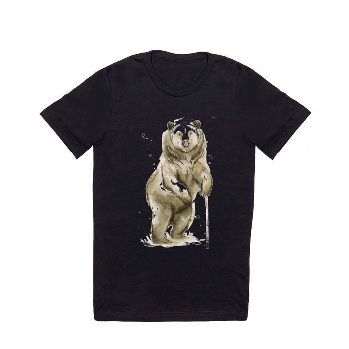 Bear Watercolor Animal T Shirt