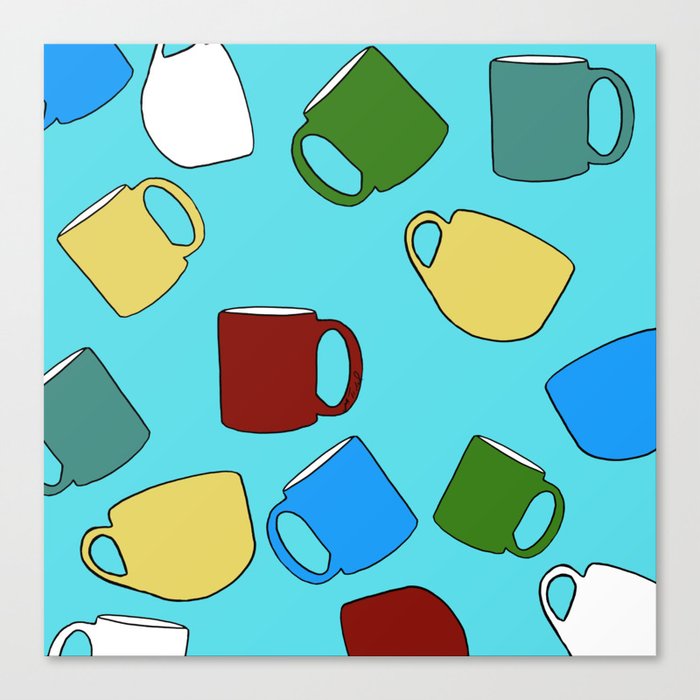 Coffee Mugs! Canvas Print