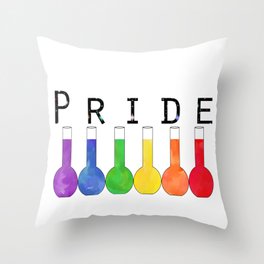Proud to be a Scientist Throw Pillow