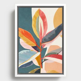 Colorful Branching Out 01 Framed Canvas