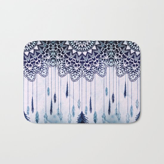 BOHO DREAMS MANDALA Bath Mat