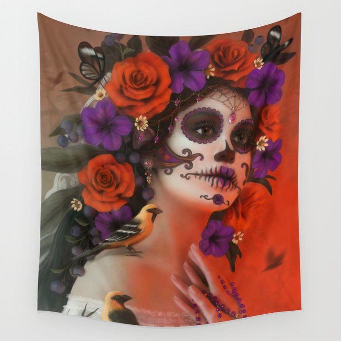 Day of the Dead Wall Tapestry