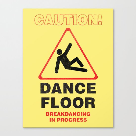Cuation: breakdancing Canvas Print