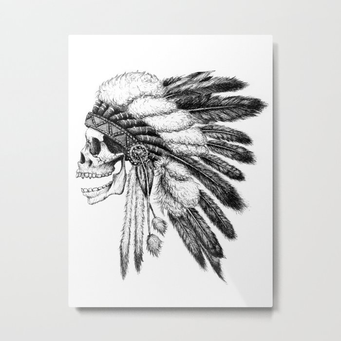 Native American Metal Print