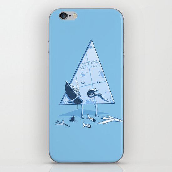 Bermuda triangle iPhone & iPod Skin