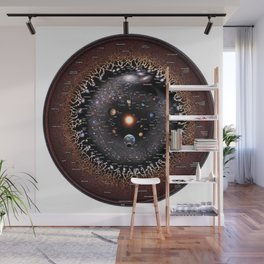 Observable Universe Logarithmic Illustration (Annotated 2019 Version!) Wall Mural