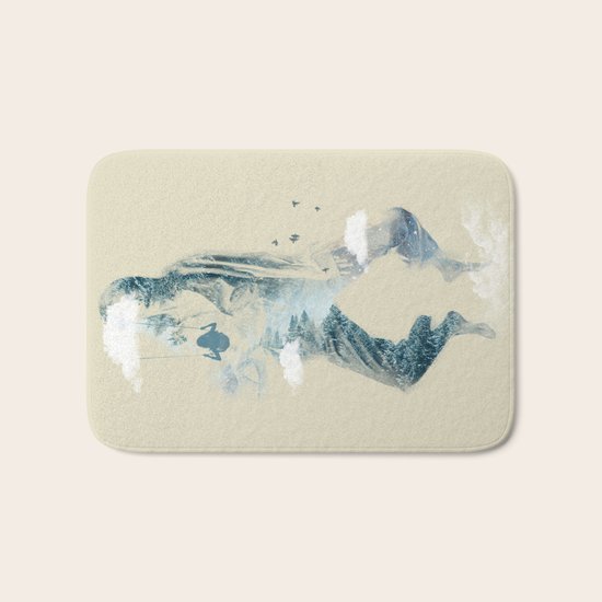 Free Falling Bath Mat