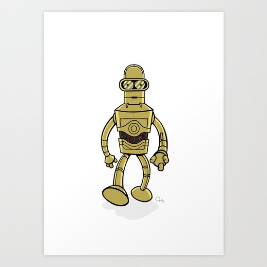B3PO Art Print