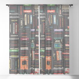 Video Games Sheer Curtain