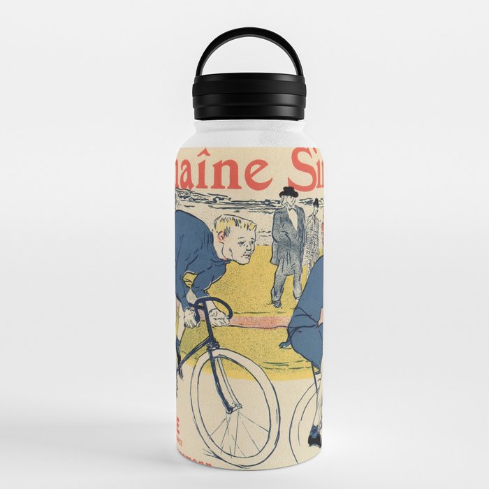 Vintage cycling water bottle on sale
