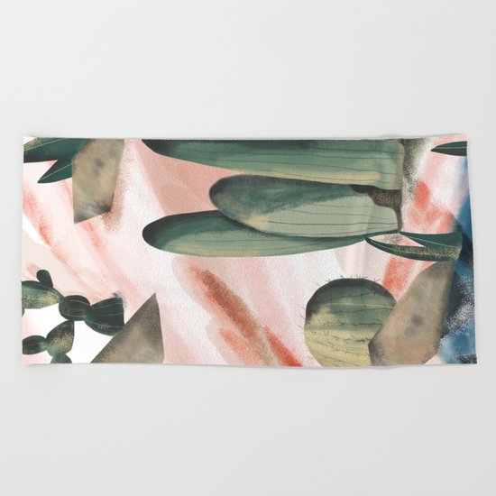 Pasancana & Quehualliu Beach Towel