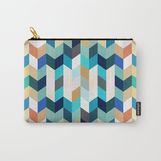 Colorful Geometric Background Carry-All Pouch