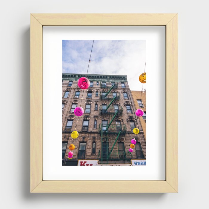 Chinatown New York City | Travel Photography Recessed Framed Print