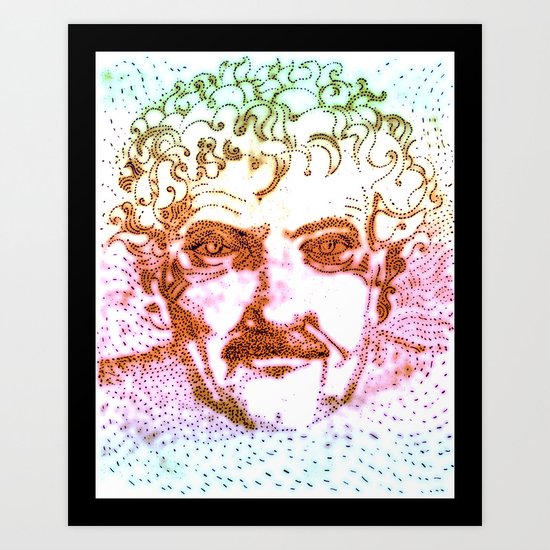 Kurt Vonnegut Art Print