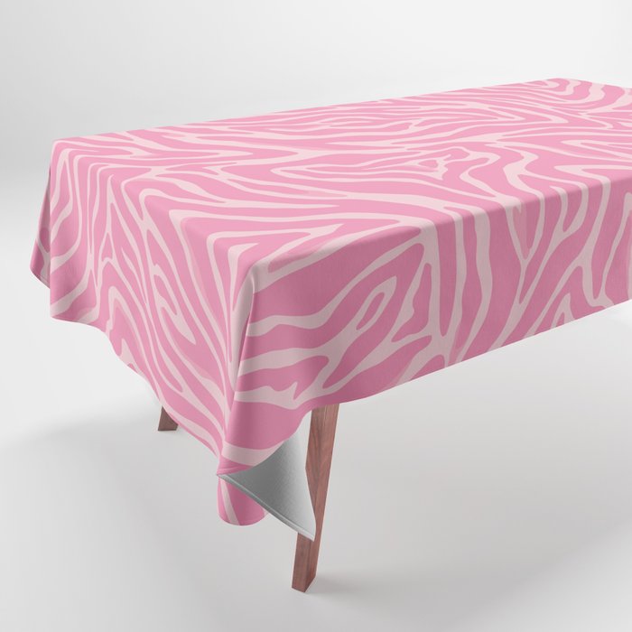 Pink Abstract Zebra skin pattern. Digital Illustration Background Tablecloth