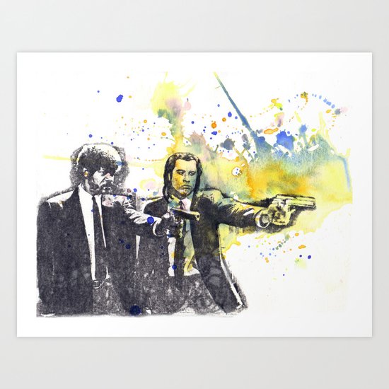Pulp Fiction Art Print