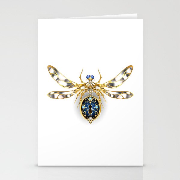 Mechanical Insect ( Steampunk ) Stationery Cards