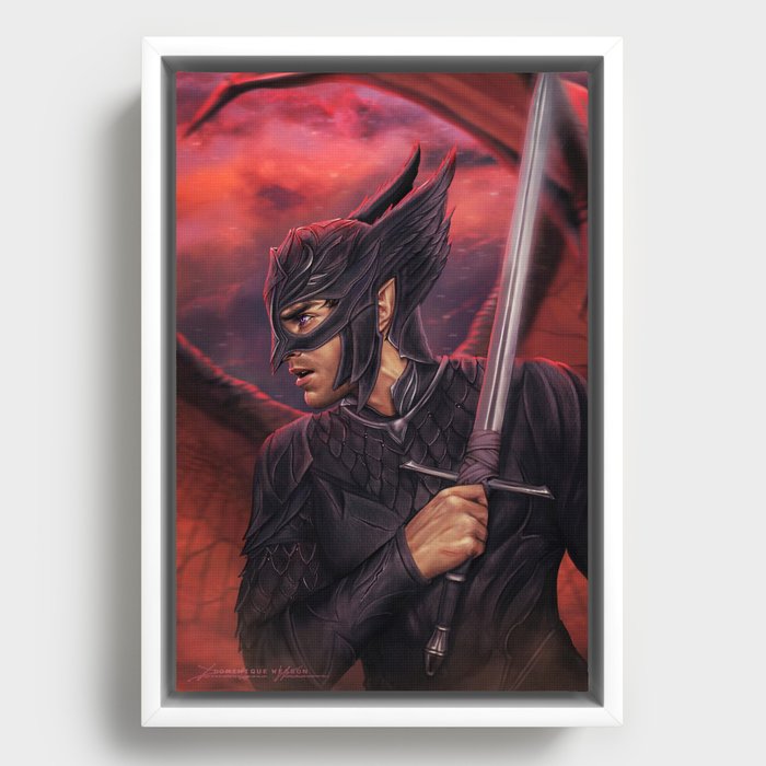 Battle Scars Framed Canvas