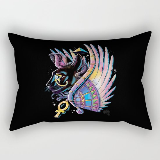 Pharaoh Cat Rectangular Pillow