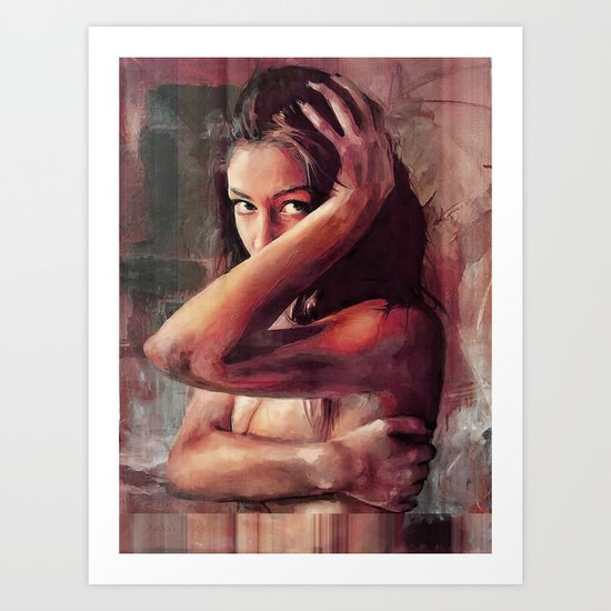 Nude1 Art Print