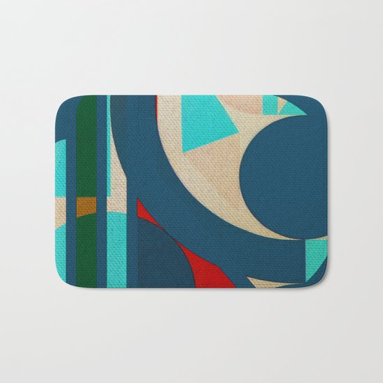 A Lion in the Moonlight Bath Mat