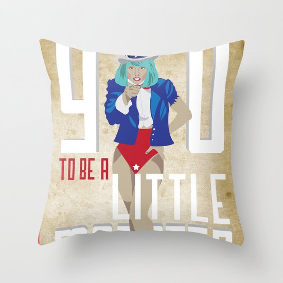 For The Monsters Throw Pillow