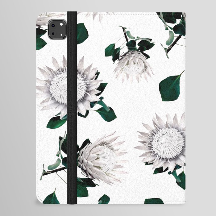 Protea Floral Pattern iPad Folio Case