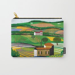 Green Fields Carry-All Pouch