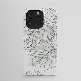 Botanical Line Drawing iPhone Case