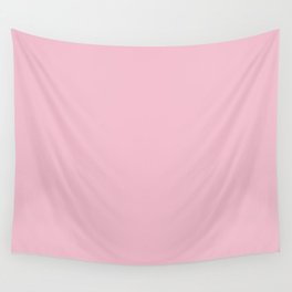 Orchid Pink Solid Color Popular Hues - Patternless Shades of Pink Collection - Hex Value #F2BDCD Wall Tapestry